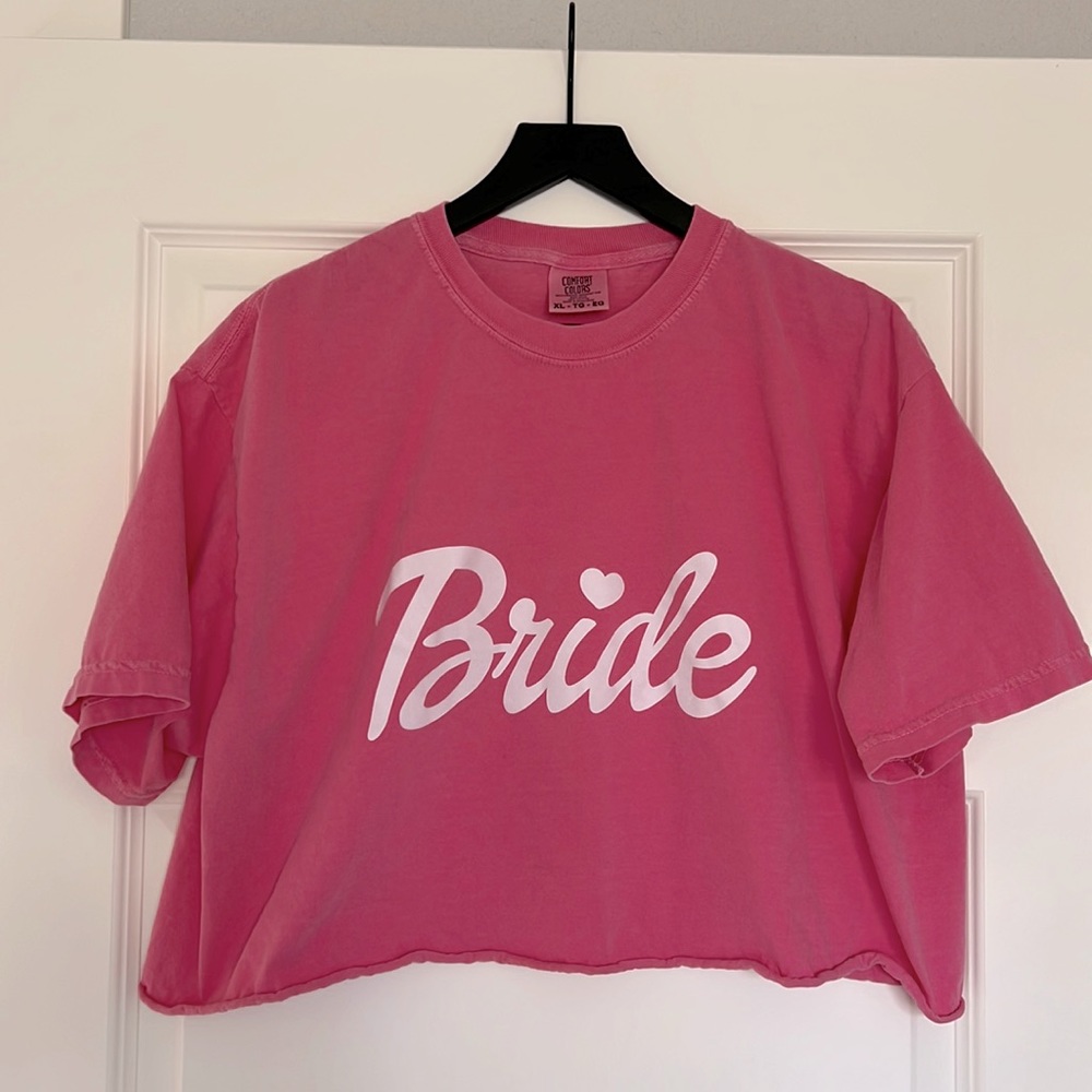 Barbie Bride Cropped Tee